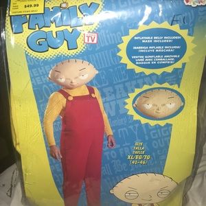 Men's Family Guy Stewie Costume Sz XL